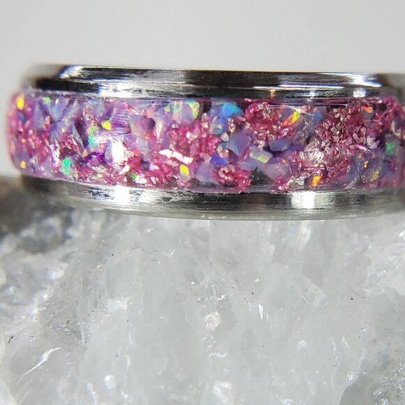 "French Garden" with Amethyst de France & Purple Opal - Picture 2 of 9